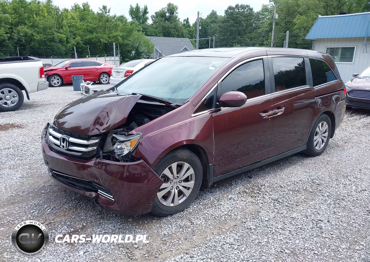 2014 Honda Odyssey Ex-L VIN:5FNRL5H66EB075797 - 2
