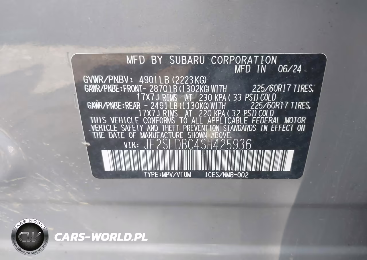 2025 Subaru Forester Premium VIN:JF2SLDBC4SH425936 - 9