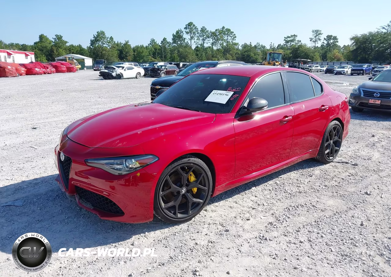 2020 Alfa Romeo Giulia Sport Rwd VIN:ZARFAMAN0L7626075 - 2