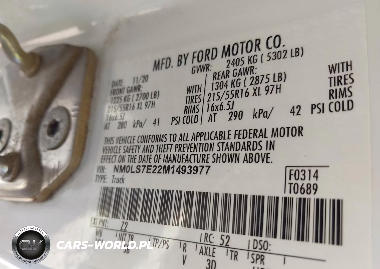 2021 Ford Transit Connect Xl VIN:NM0LS7E22M1493977 - 9