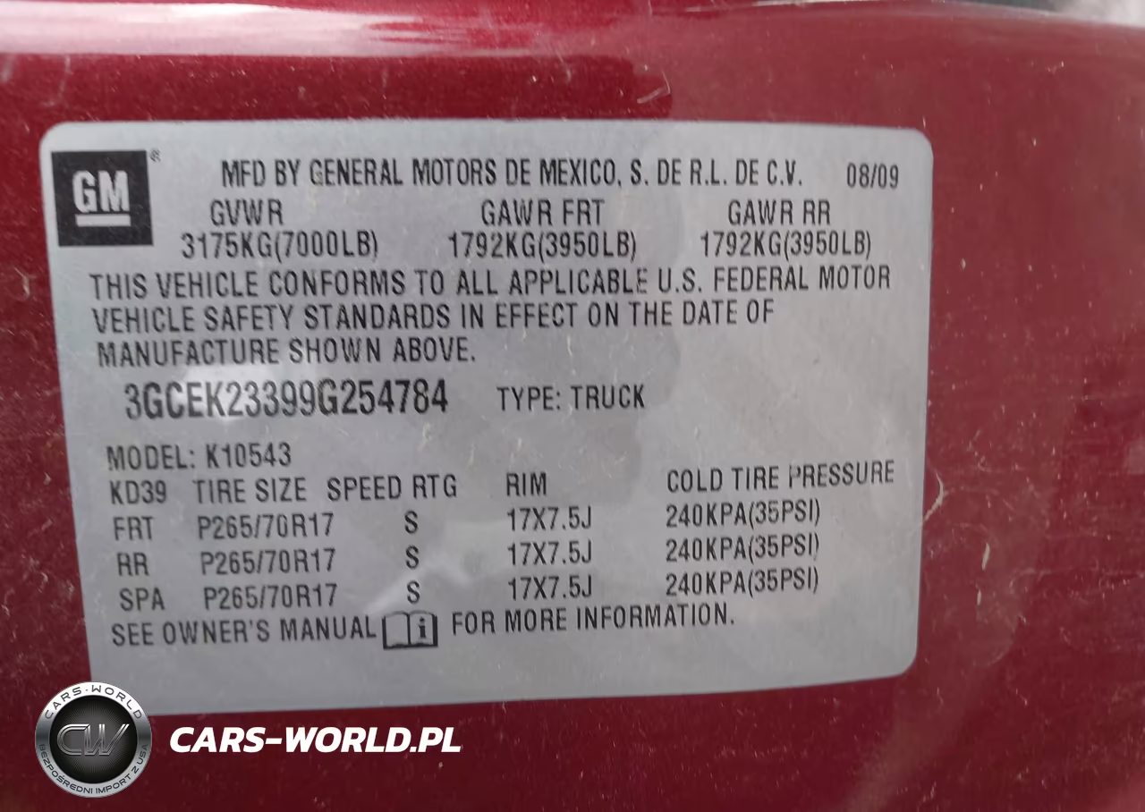 2009 Chevrolet Silverado 1500 Lt VIN:3GCEK23399G254784 - 9