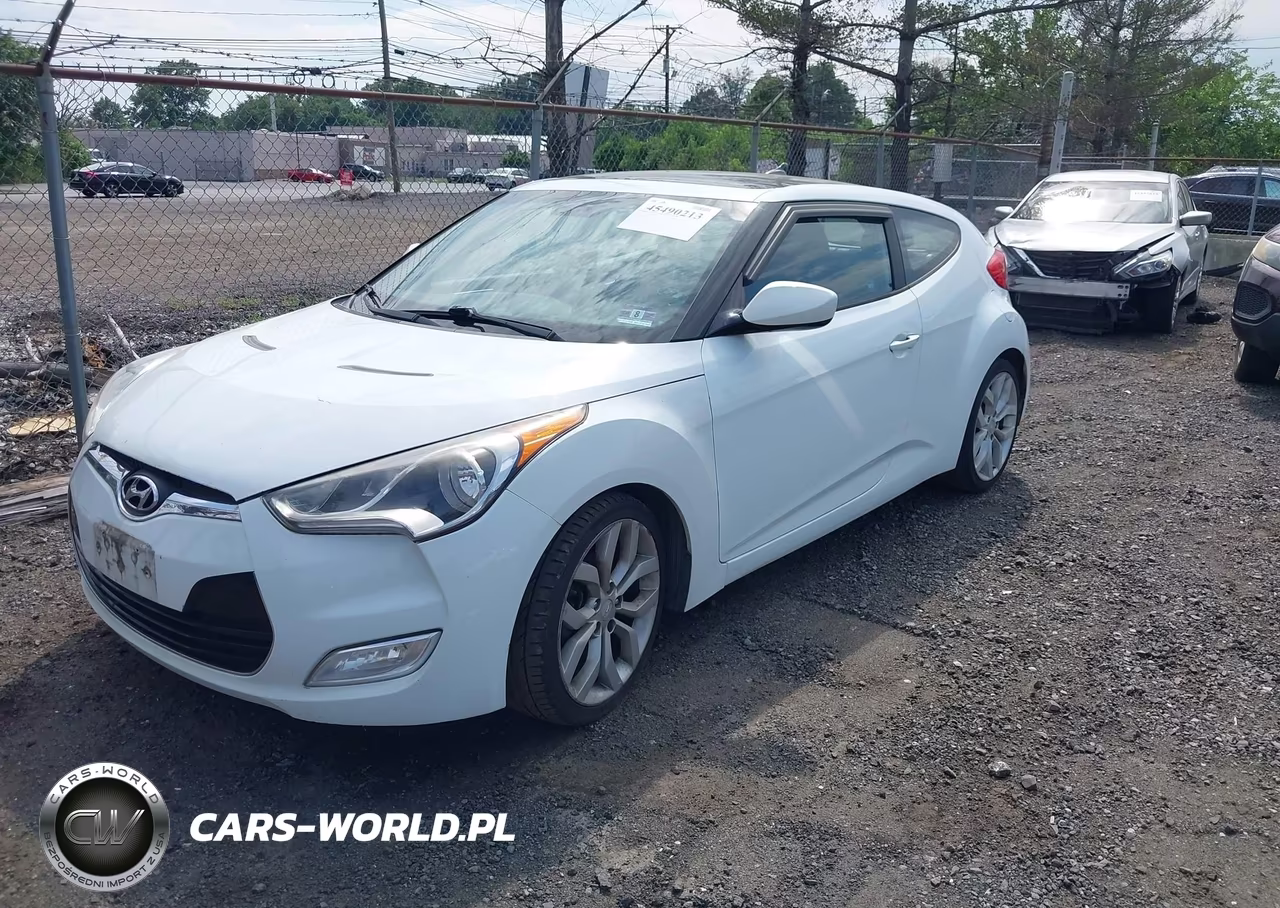 2013 Hyundai Veloster Base W-Black VIN:KMHTC6AD2DU141333 - 2