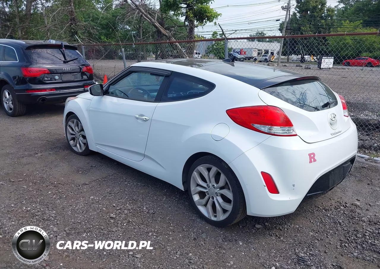 2013 Hyundai Veloster Base W-Black VIN:KMHTC6AD2DU141333 - 3
