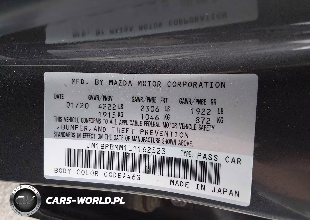 2020 Mazda Mazda3 Preferred Package VIN:JM1BPBMM1L1162523 - 9