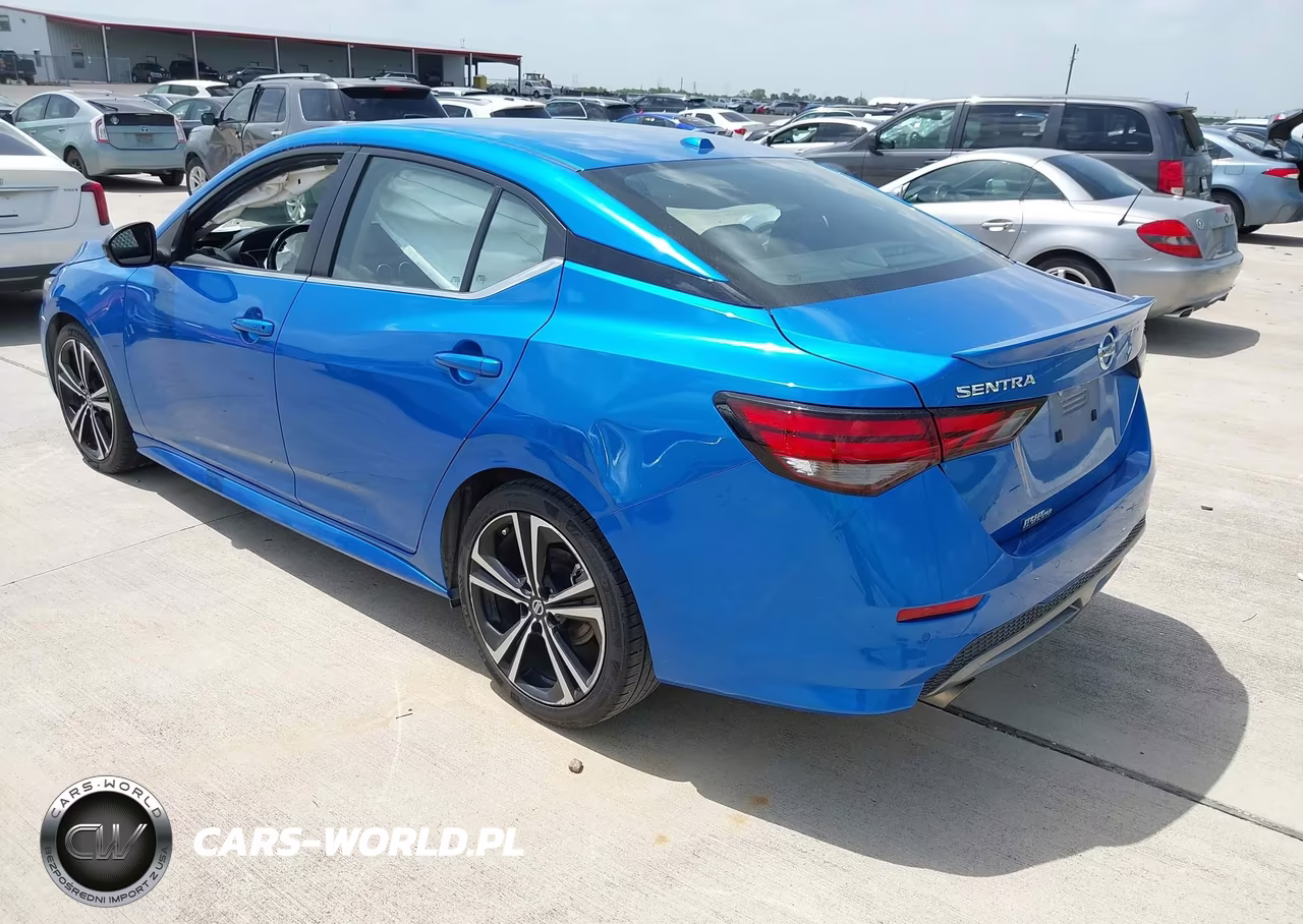 2022 Nissan Sentra Sr Xtronic Cvt VIN:3N1AB8DV9NY321554 - 3