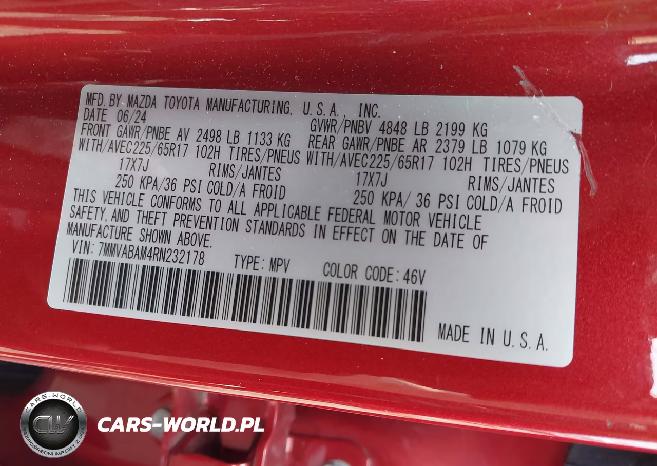 2024 Mazda Cx-50 2.5 S Select VIN:7MMVABAM4RN232178 - 9