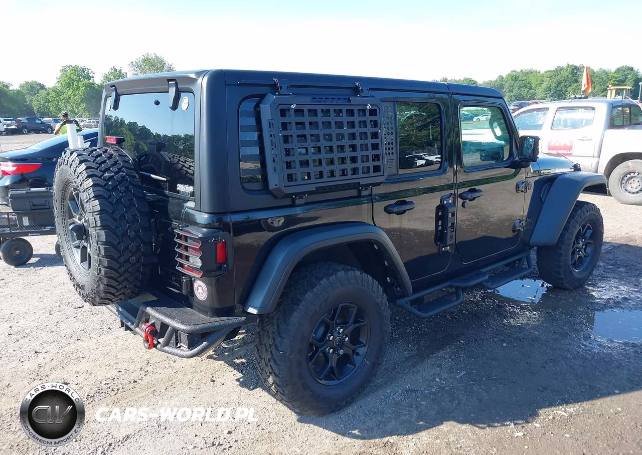 2025 Jeep Wrangler 4-Door Willys 4X4 VIN:1C4PJXDG9SW658637 - 4