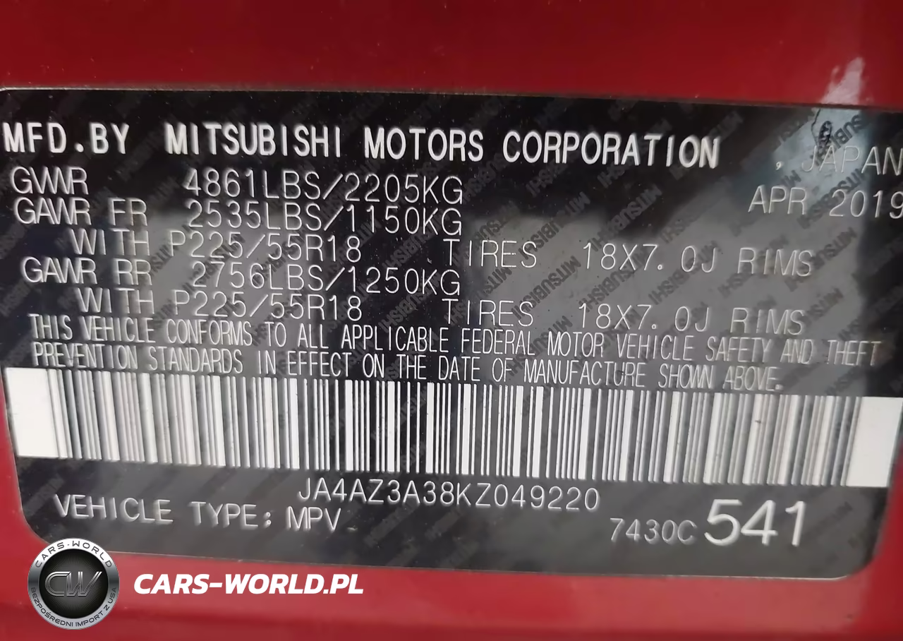2019 Mitsubishi Outlander Se VIN:JA4AZ3A38KZ049220 - 9