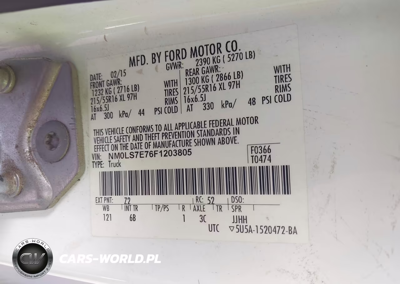 2015 Ford Transit Connect Xl VIN:NM0LS7E76F1203805 - 9