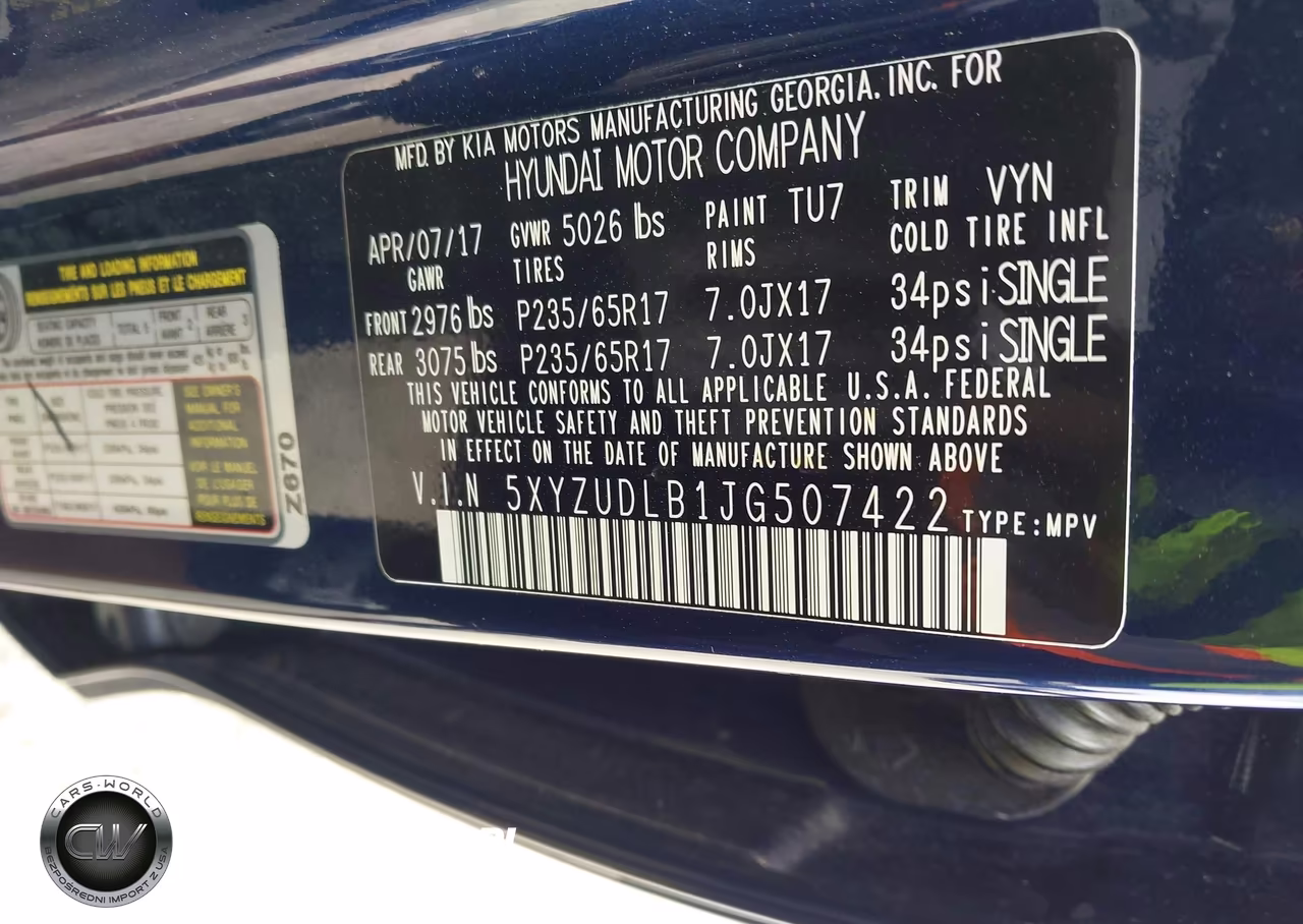 2018 Hyundai Santa Fe Sport 2.4L VIN:5XYZUDLB1JG507422 - 9