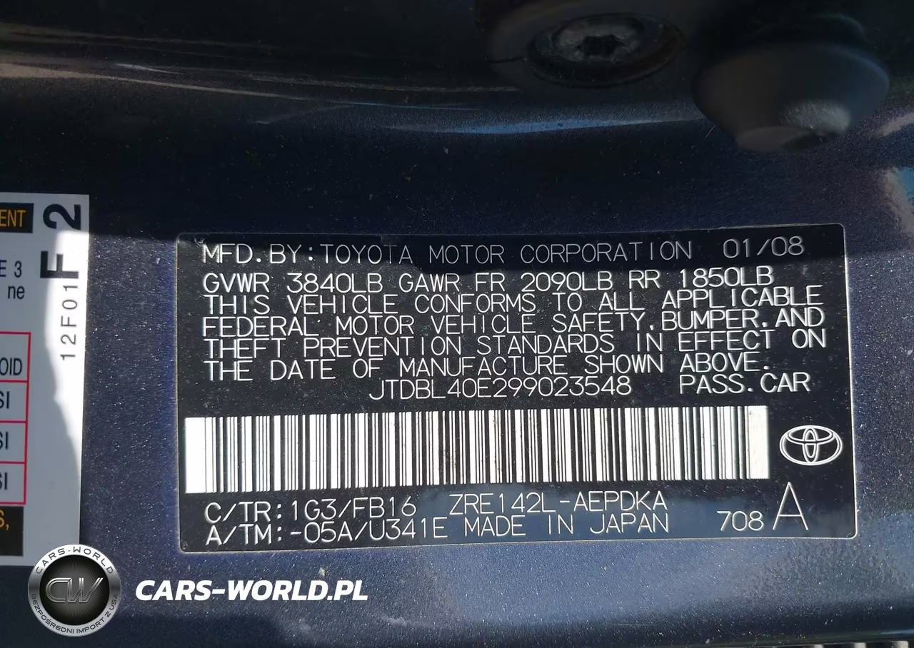 2009 Toyota Corolla Le VIN:JTDBL40E299023548 - 9