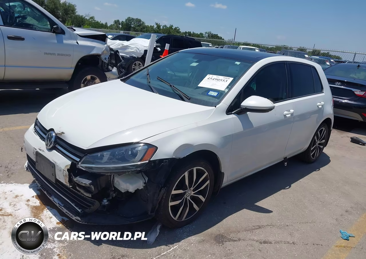 2016 Volkswagen Golf Tsi Se 4-Door VIN:3VW217AU4GM017596 - 2