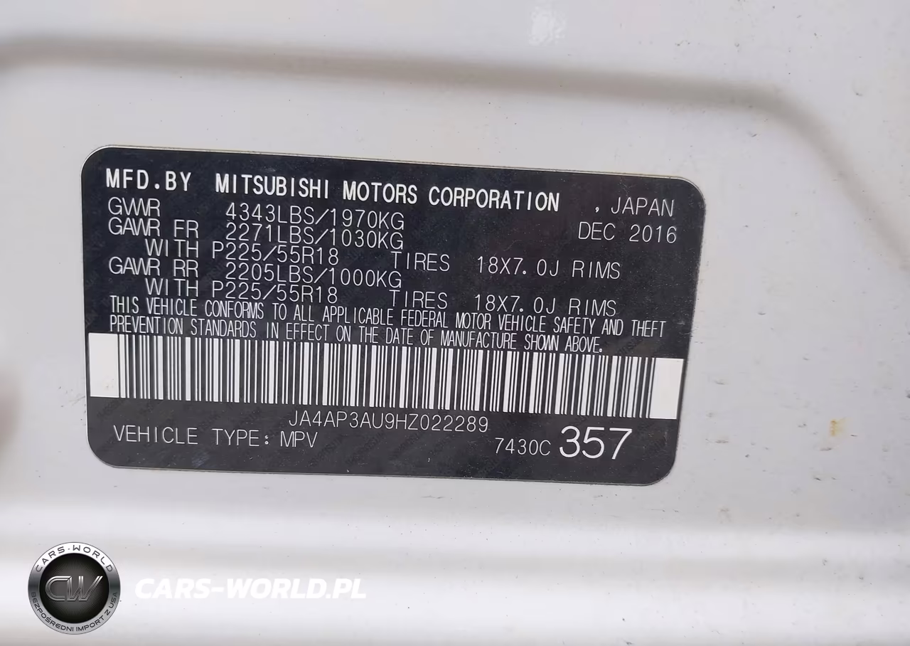 2017 Mitsubishi Outlander Sport 2.0 Es VIN:JA4AP3AU9HZ022289 - 9