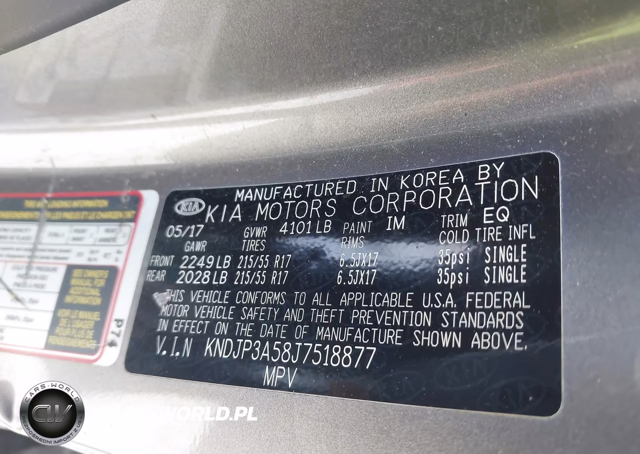 2018 Kia Soul + VIN:KNDJP3A58J7518877 - 9