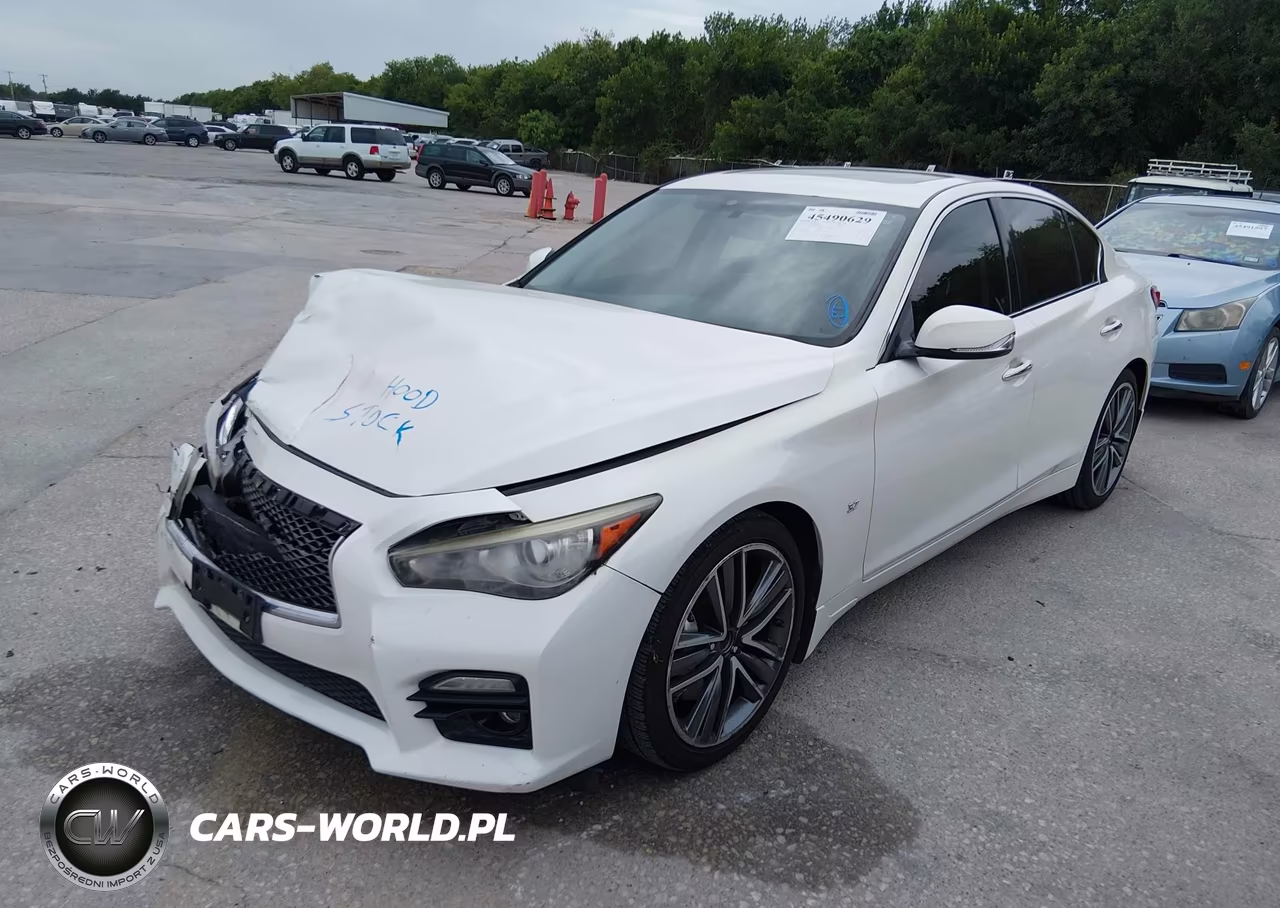 2014 Infiniti Q50 Sport VIN:JN1BV7AP8EM681011 - 2