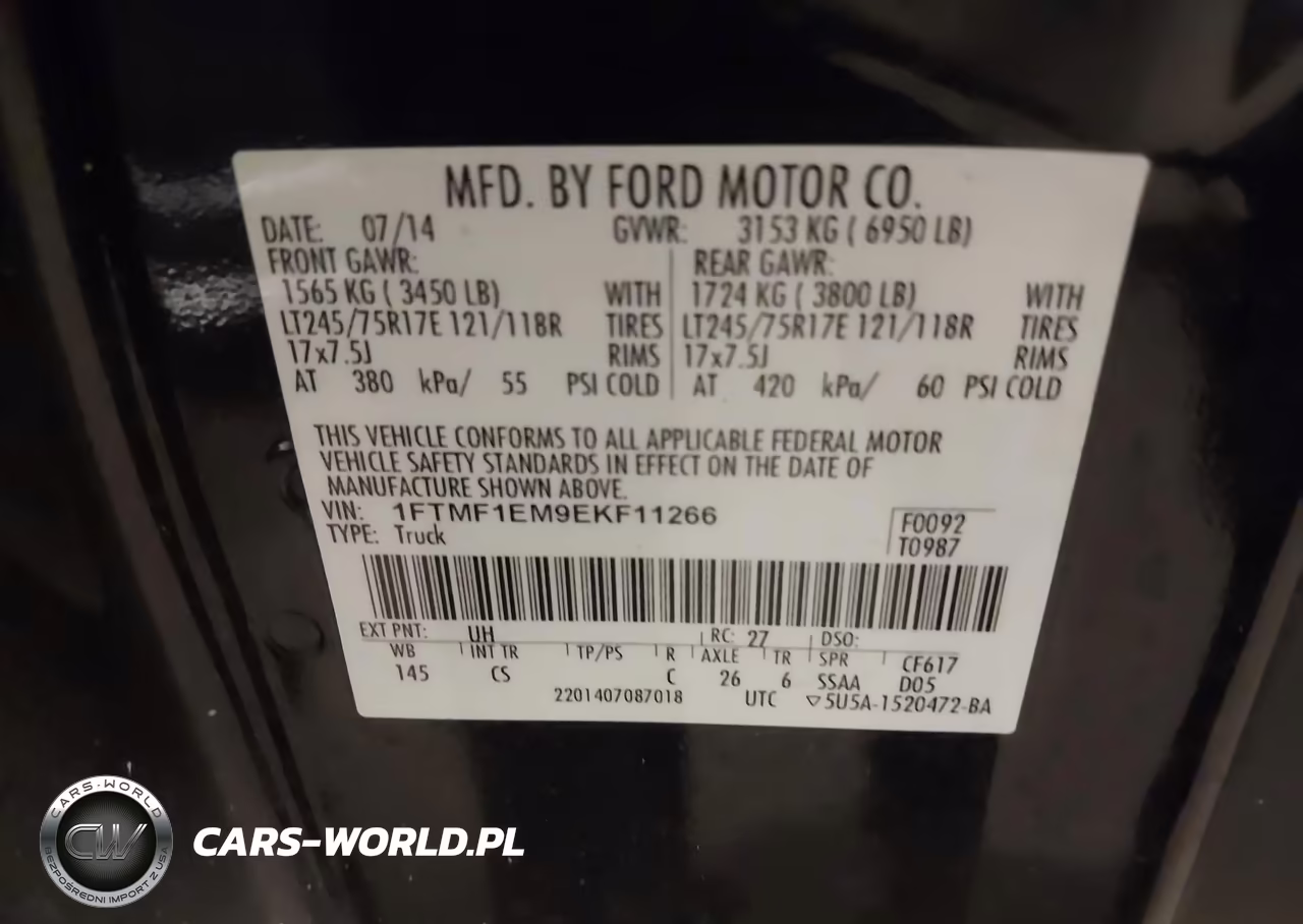 2014 Ford F-150 Xl VIN:1FTMF1EM9EKF11266 - 9