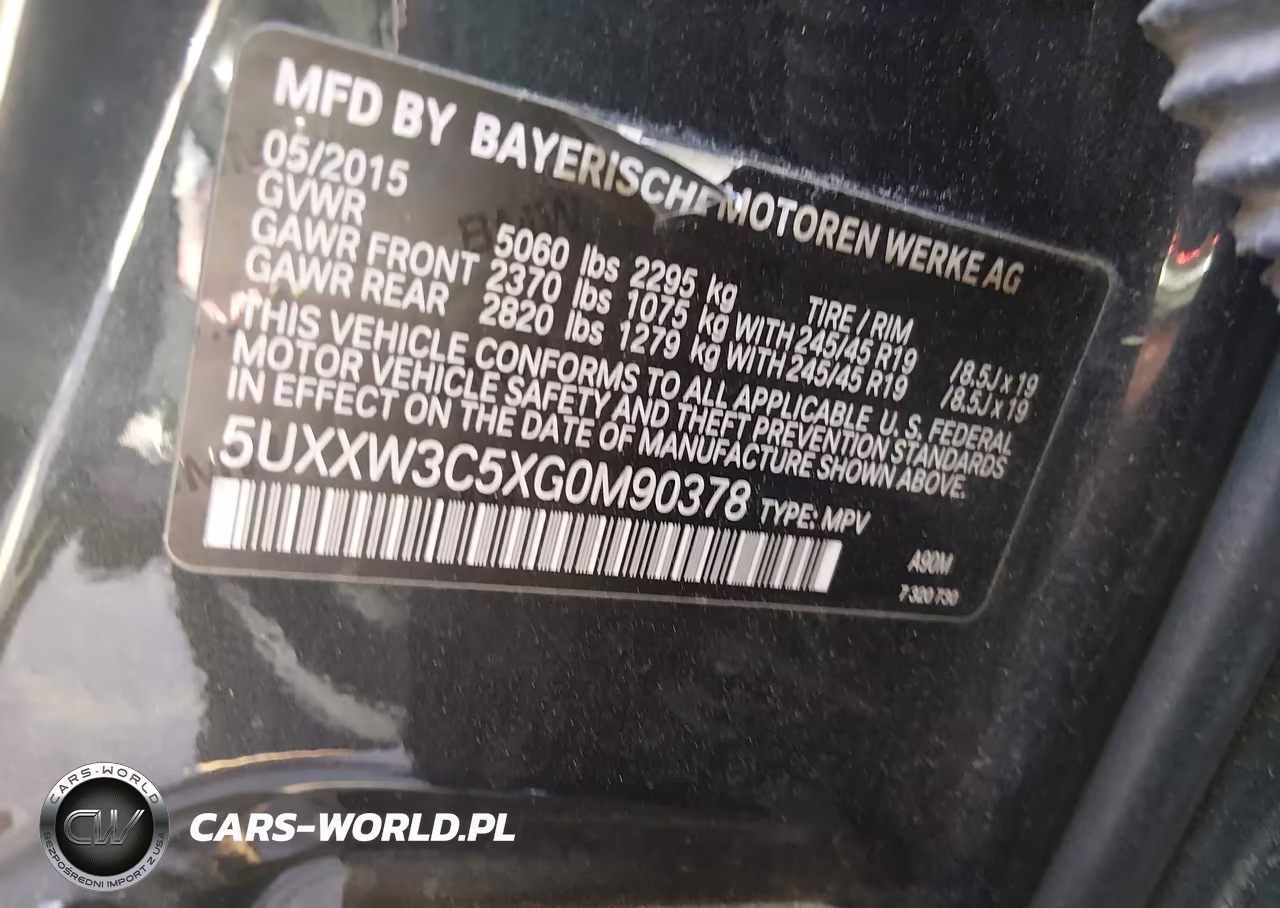 2016 BMW X4 xDrive28I VIN:5UXXW3C5XG0M90378 - 9