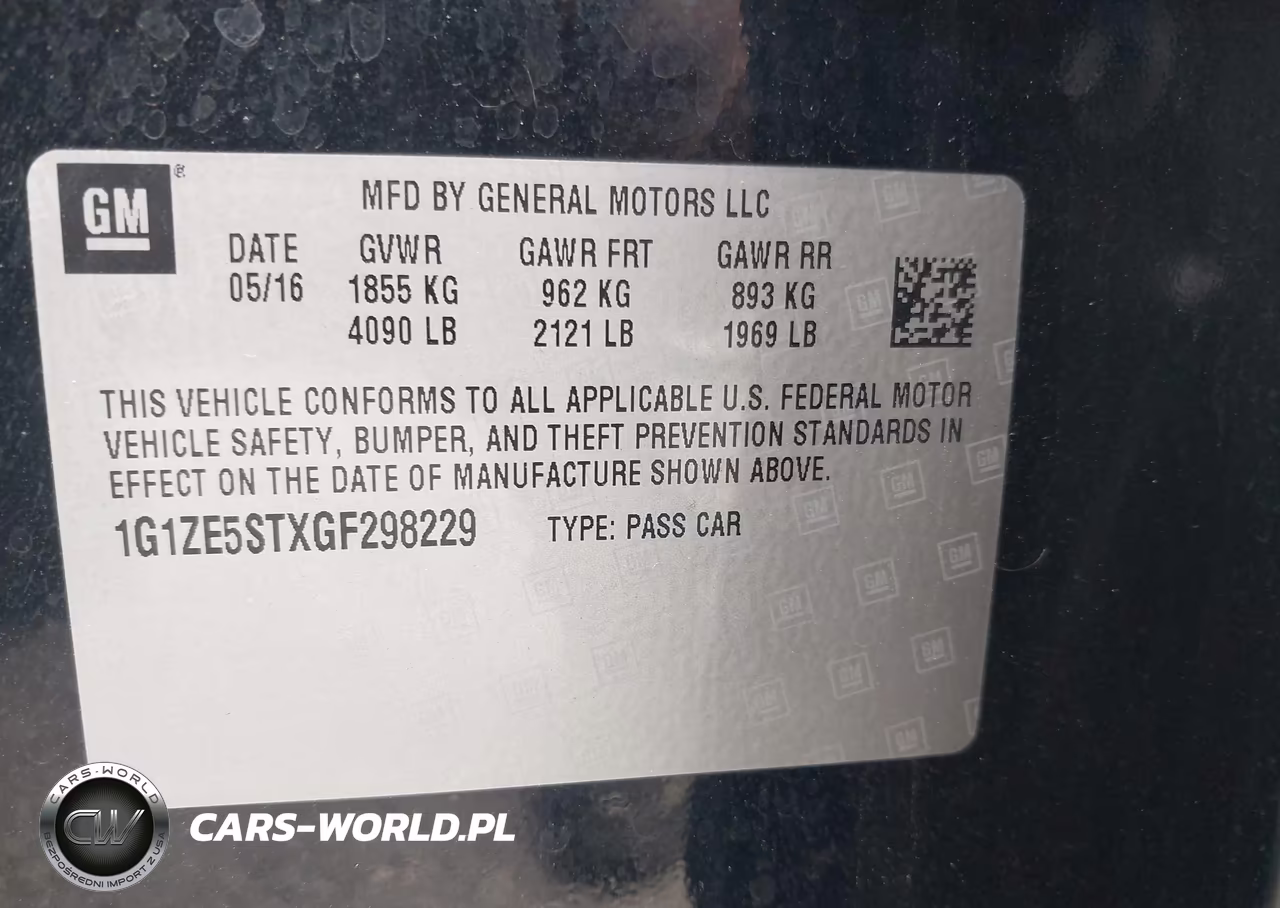 2016 Chevrolet Malibu 1Lt VIN:1G1ZE5STXGF298229 - 9