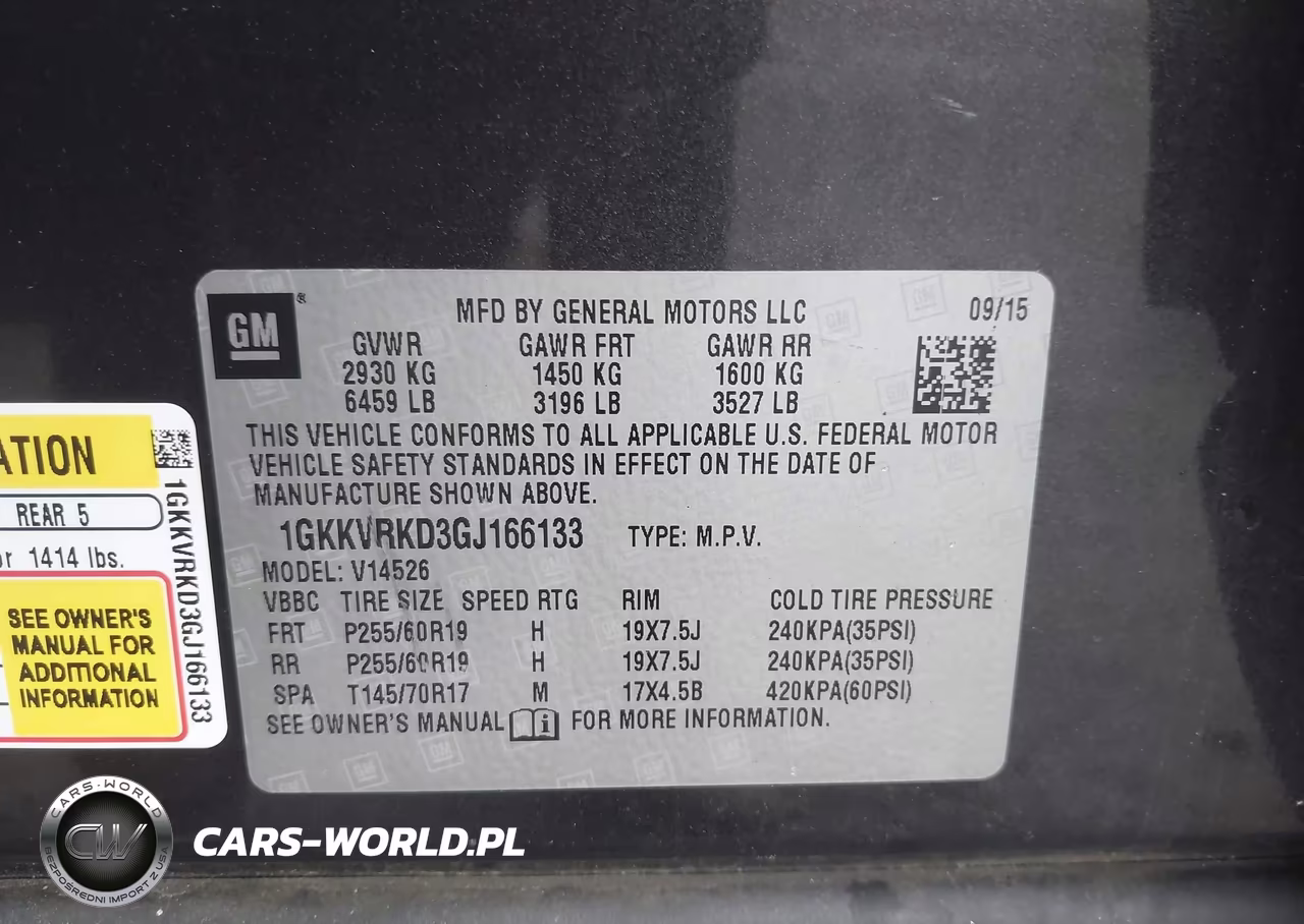 2016 GMC Acadia Slt-1 VIN:1GKKVRKD3GJ166133 - 9