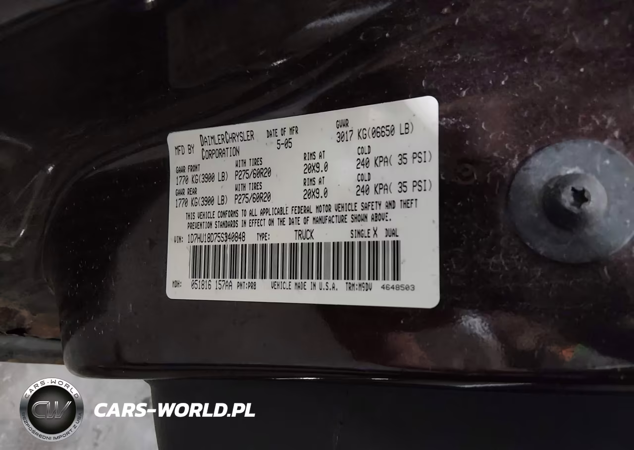 2005 Dodge Ram 1500 Slt-Laramie VIN:1D7HU18D75S340848 - 9