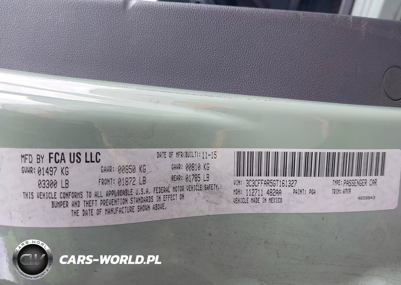 2016 Fiat 500 Pop VIN:3C3CFFAR5GT161327 - 9