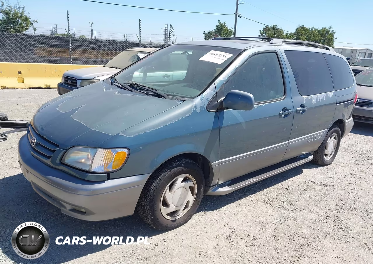 2002 Toyota Sienna Xle VIN:4T3ZF13C72U421505 - 2