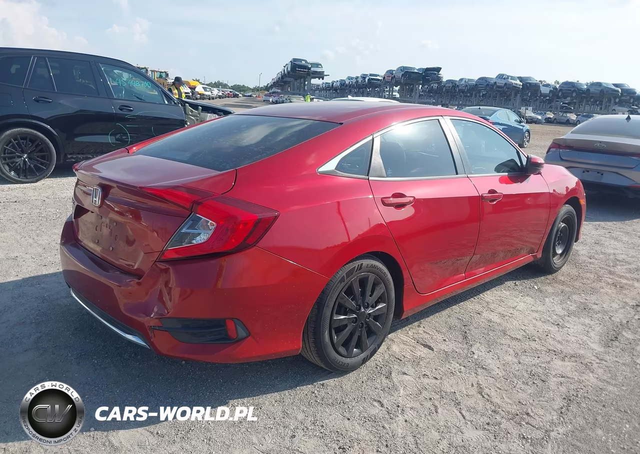 2020 Honda Civic Lx VIN:19XFC2F6XLE012287 - 4