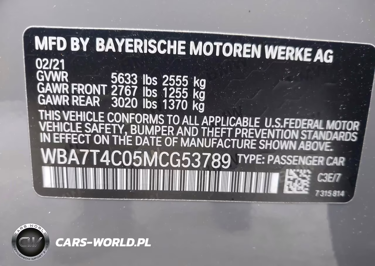 2021 BMW 740 Xi VIN:WBA7T4C05MCG53789 - 9