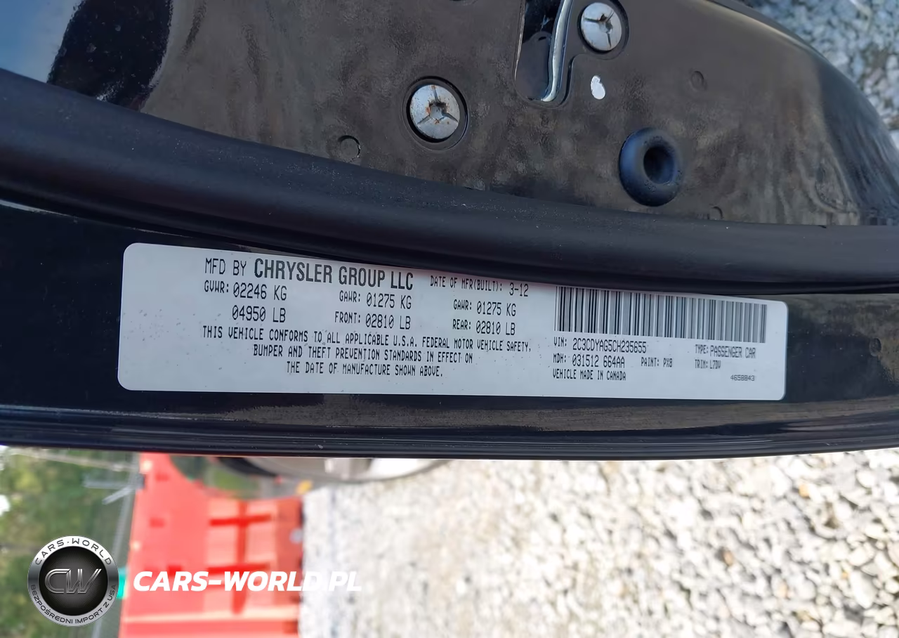 2012 Dodge Challenger Sxt VIN:2C3CDYAG5CH235655 - 9