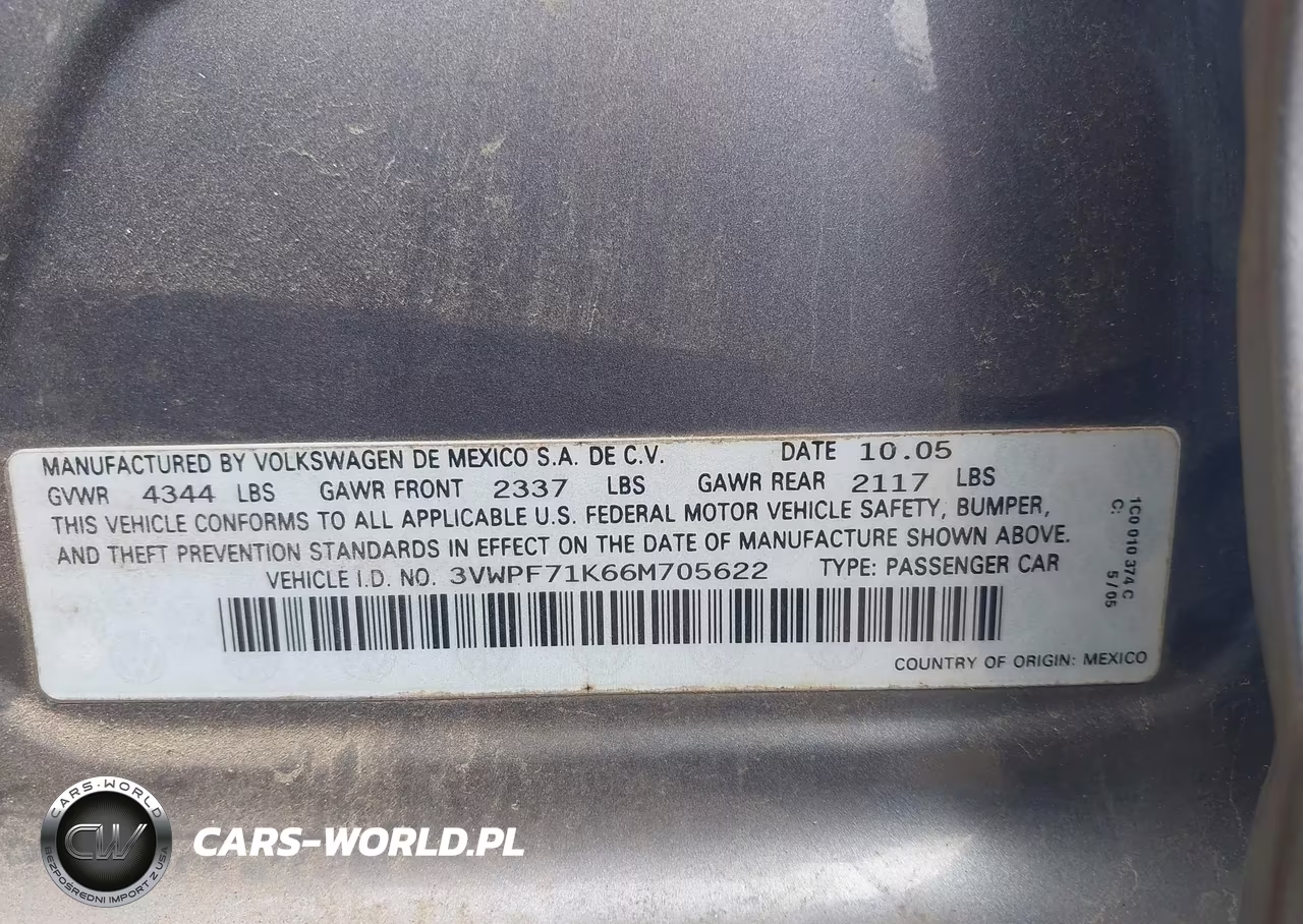 2006 Volkswagen Jetta Value Edition VIN:3VWPF71K66M705622 - 9