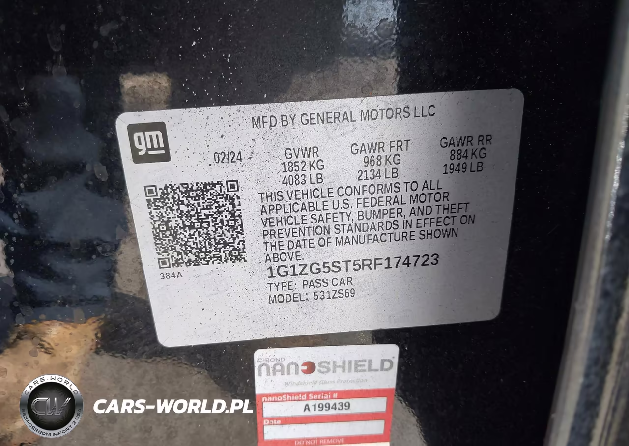 2024 Chevrolet Malibu Fwd Rs VIN:1G1ZG5ST5RF174723 - 9