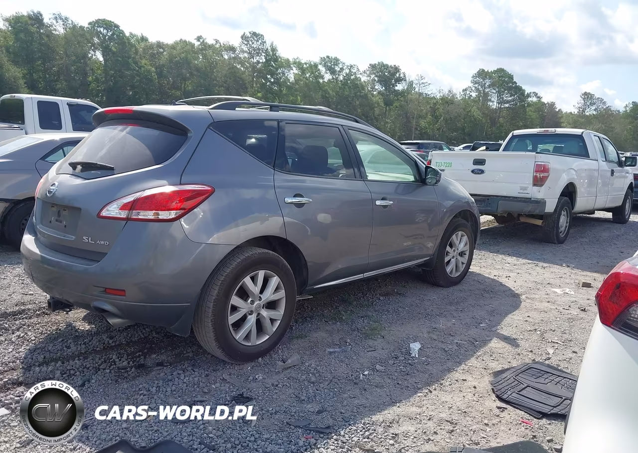 2014 Nissan Murano Sl VIN:JN8AZ1MW2EW516450 - 4
