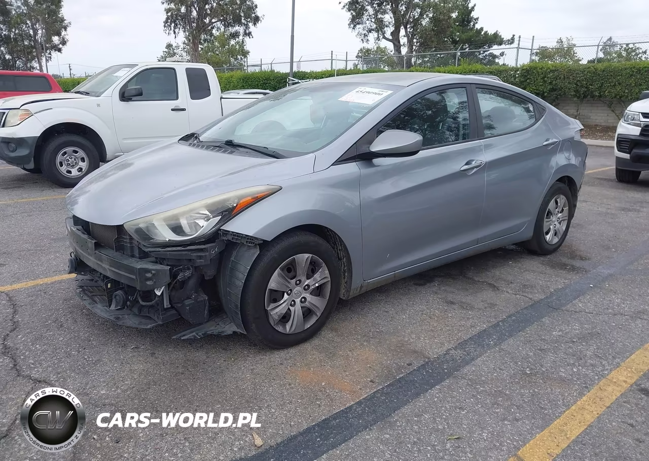 2016 Hyundai Elantra Se VIN:5NPDH4AE6GH755873 - 2