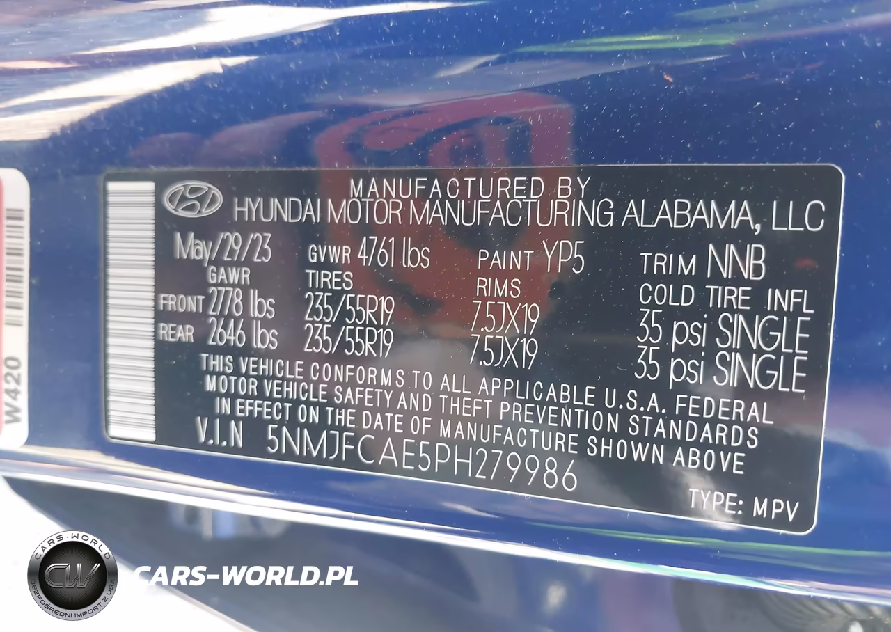 2023 Hyundai Tucson Sel VIN:5NMJFCAE5PH279986 - 9