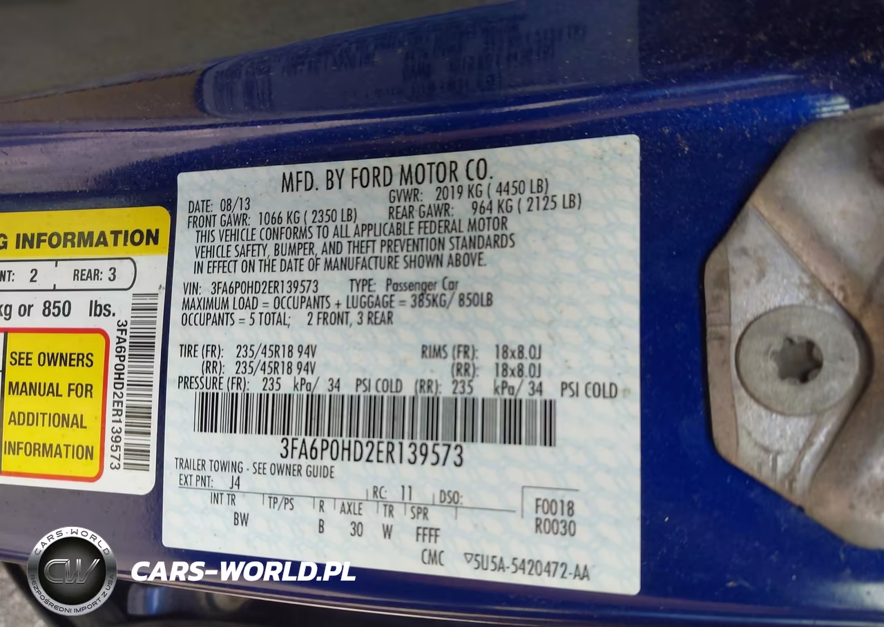 2014 Ford Fusion Se VIN:3FA6P0HD2ER139573 - 9
