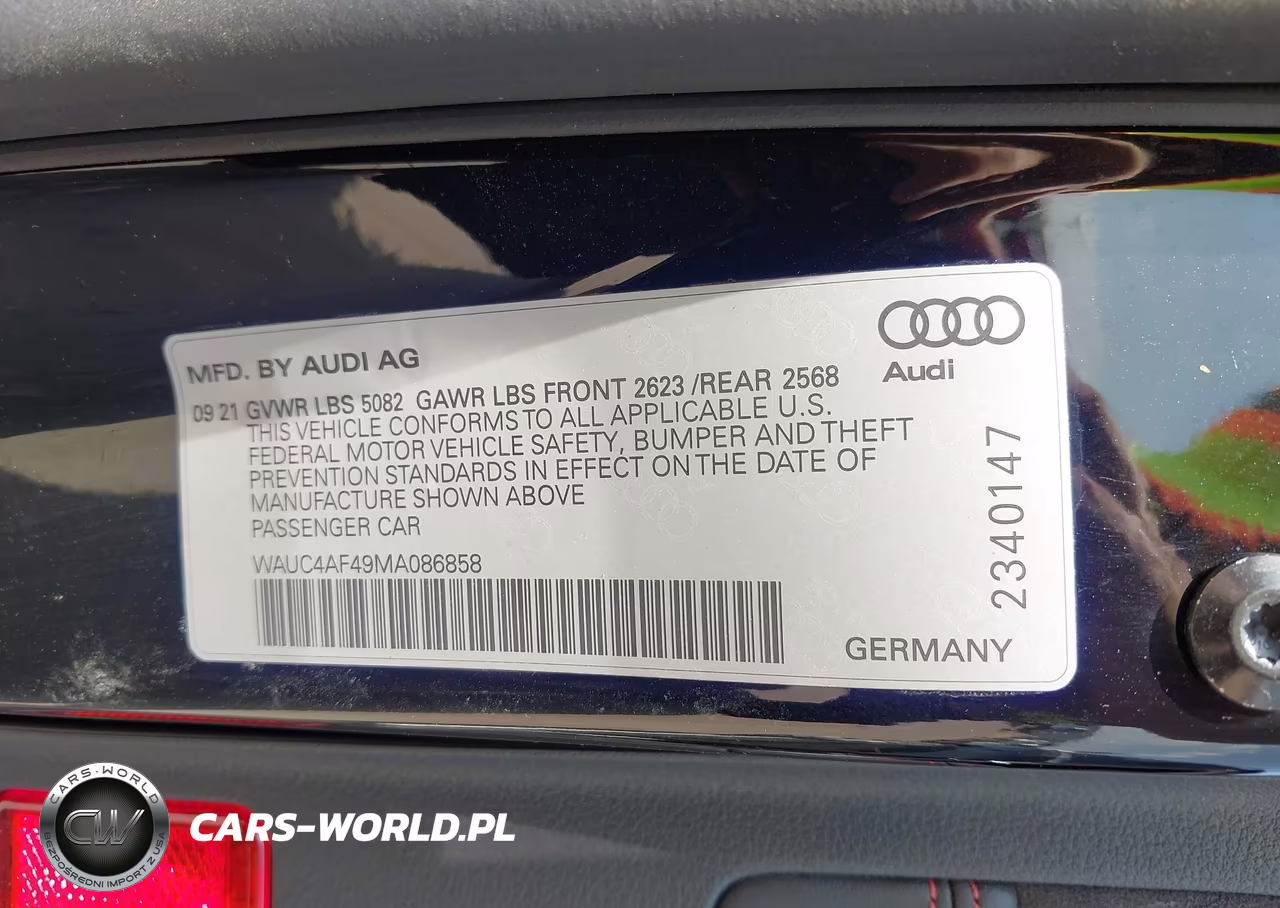 2021 Audi S4 Prestige Tfsi Quattro Tiptronic VIN:WAUC4AF49MA086858 - 9