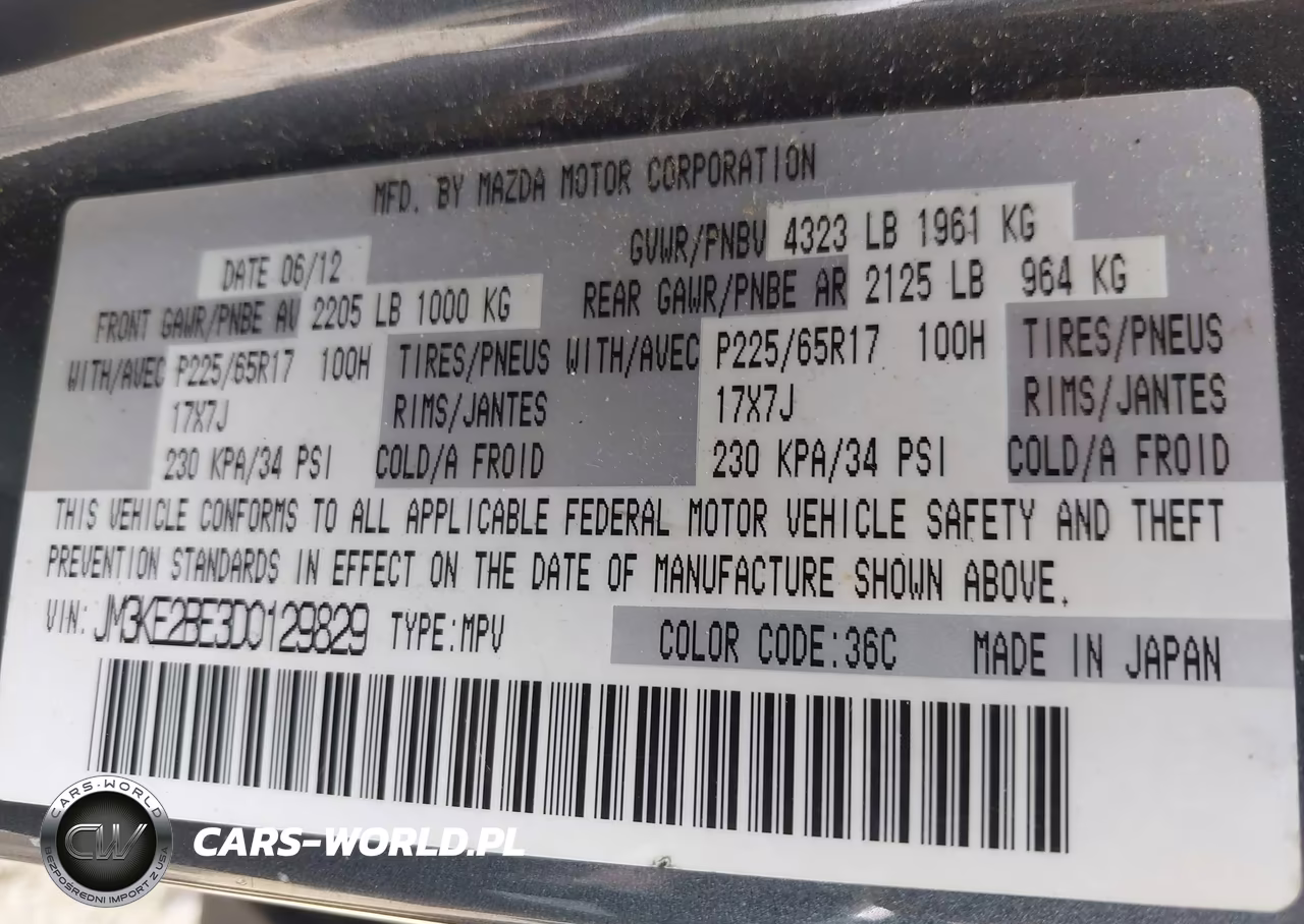 2013 Mazda Cx-5 Sport VIN:JM3KE2BE3D0129829 - 9