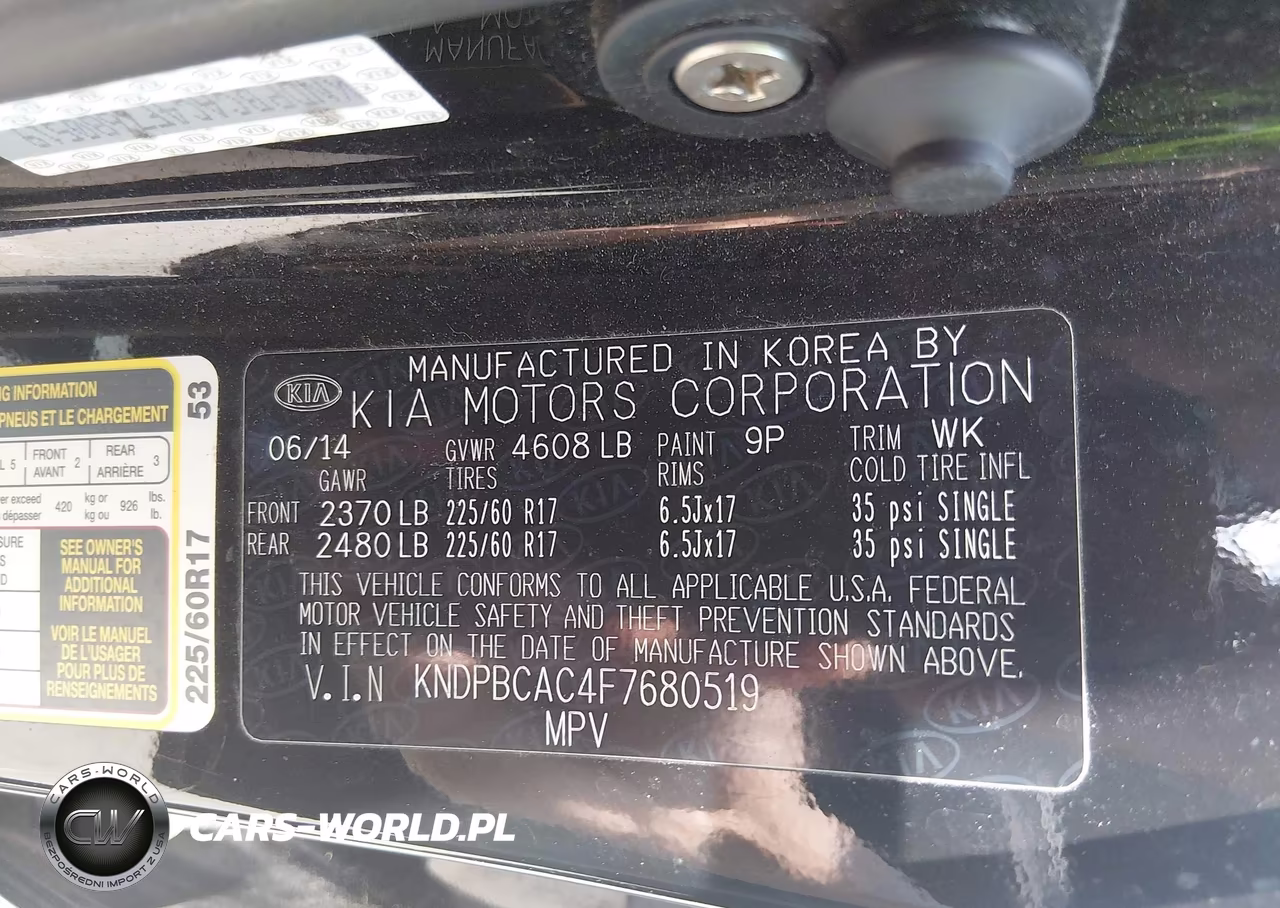 2015 Kia Sportage Lx VIN:KNDPBCAC4F7680519 - 9