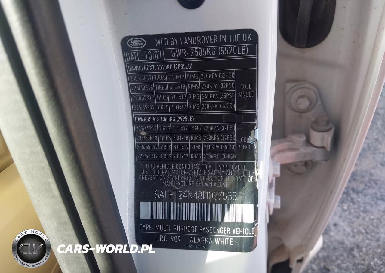 2008 Land Rover Lr2 Hse VIN:SALFT24N48H067533 - 9