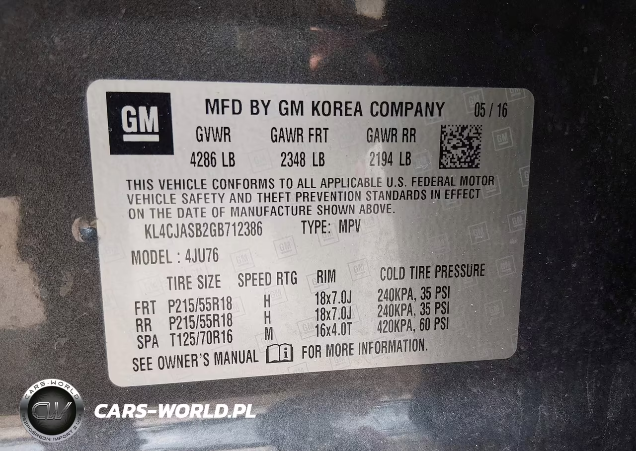 2016 Buick Encore VIN:KL4CJASB2GB712386 - 9