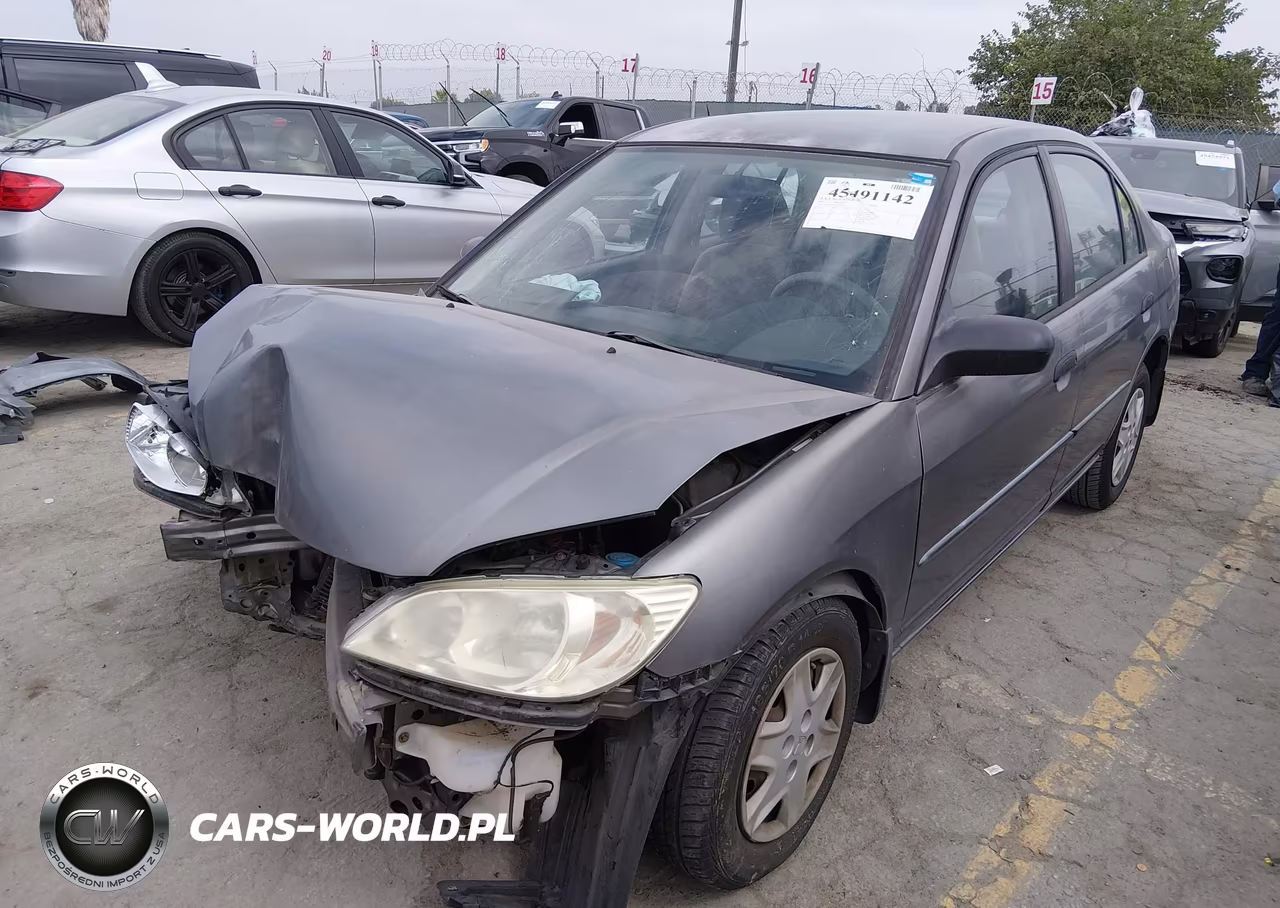 2005 Honda Civic Vp VIN:1HGES16315L010454 - 2