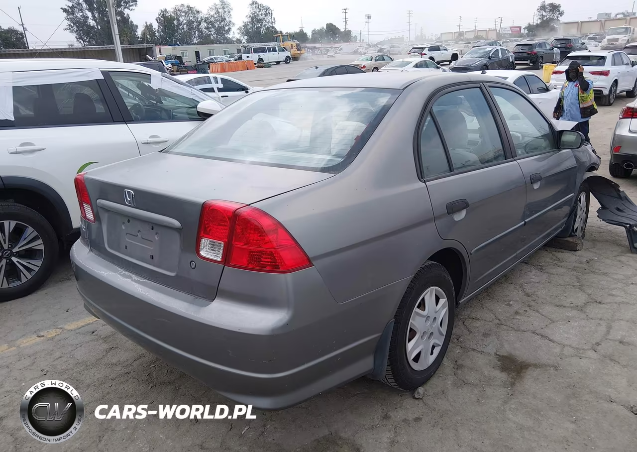 2005 Honda Civic Vp VIN:1HGES16315L010454 - 4