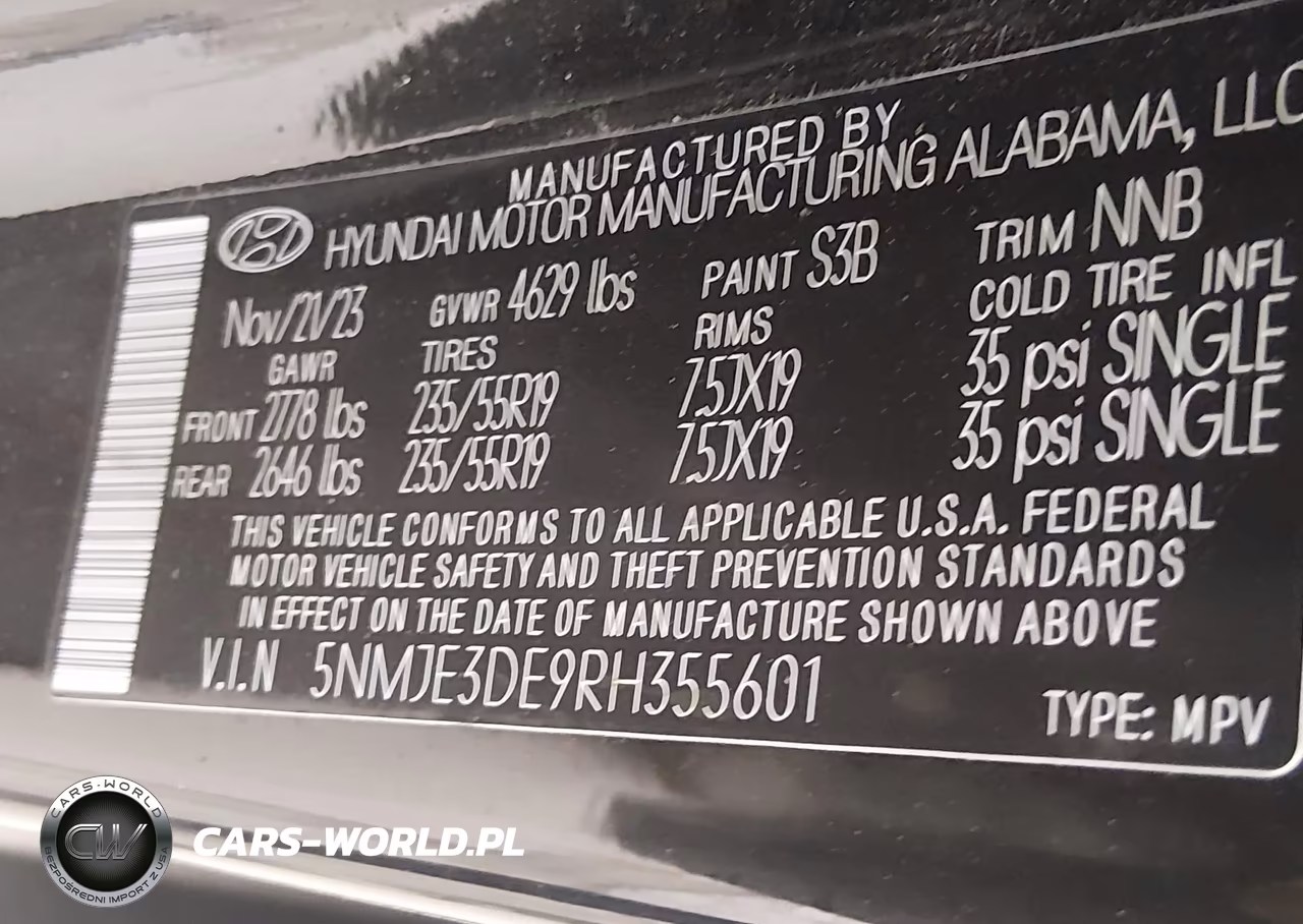 2024 Hyundai Tucson Limited VIN:5NMJE3DE9RH355601 - 9