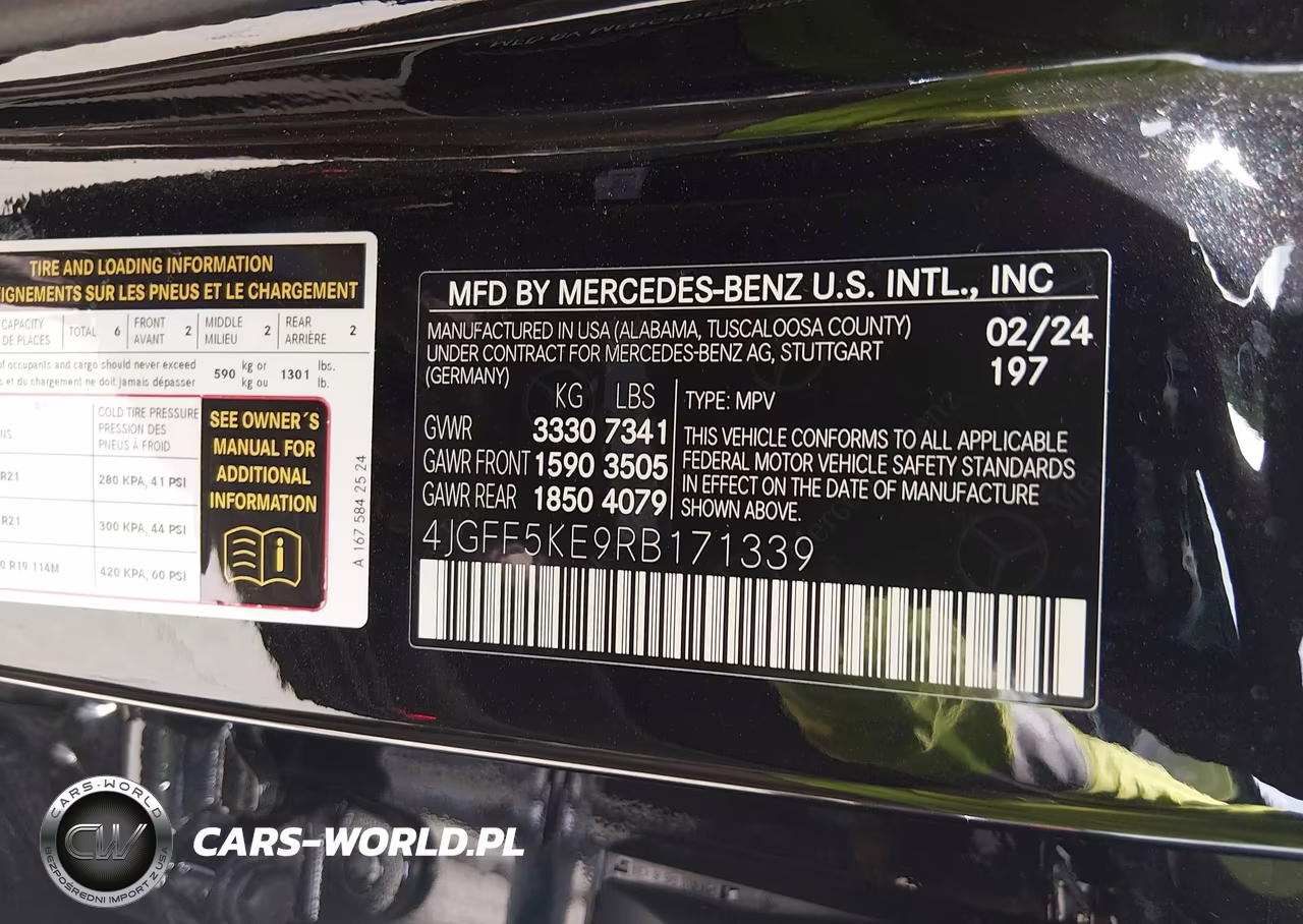 2024 Mercedes-Benz Gls 450 4Matic VIN:4JGFF5KE9RB171339 - 9