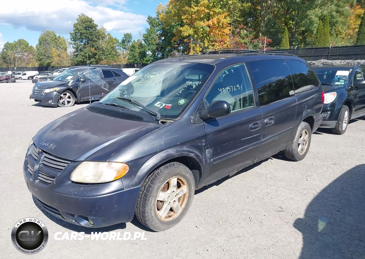 2007 Dodge Grand Caravan Sxt VIN:2D8GP44L47R124019 - 2