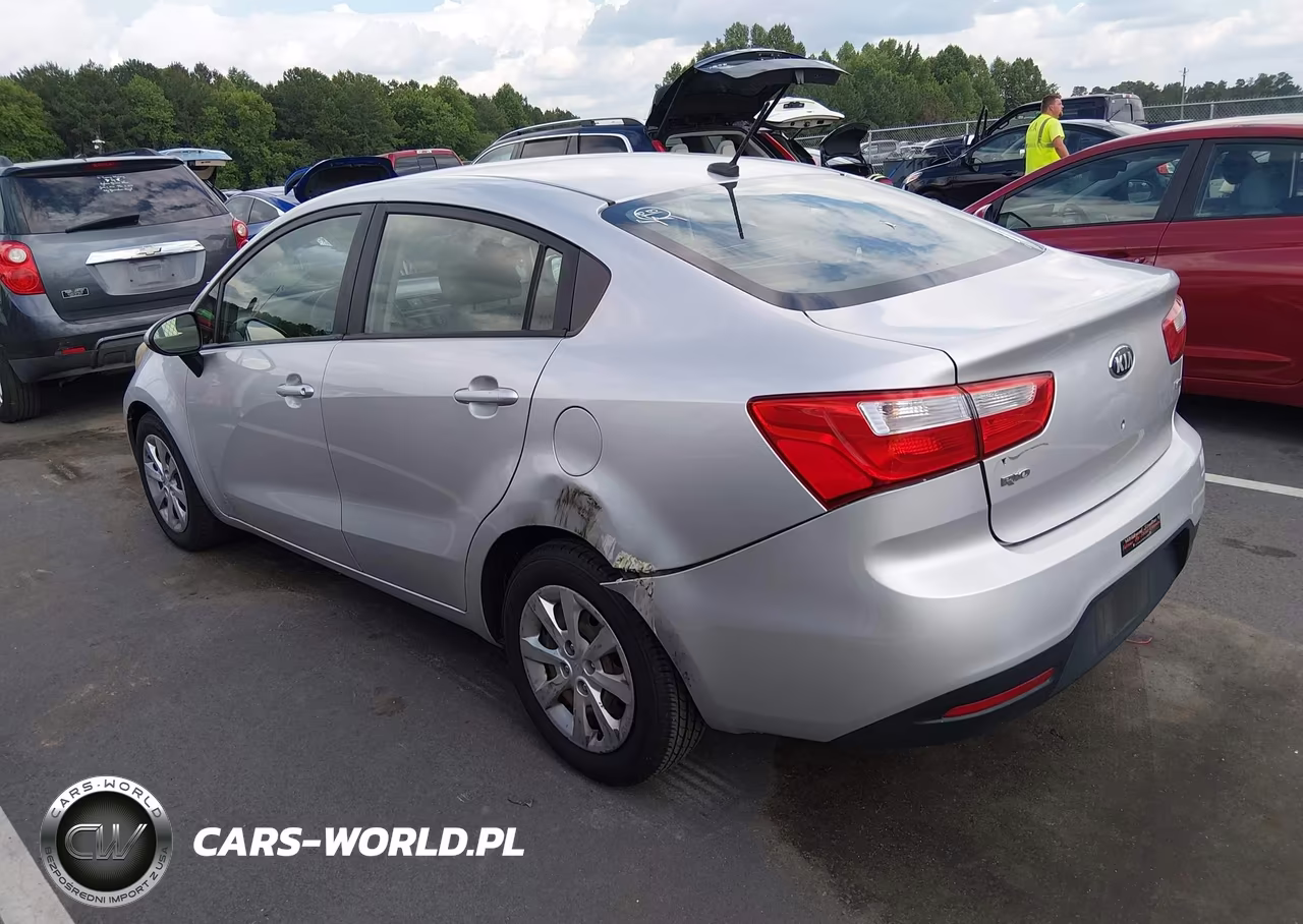 2013 Kia Rio Lx VIN:KNADM4A3XD6219439 - 3