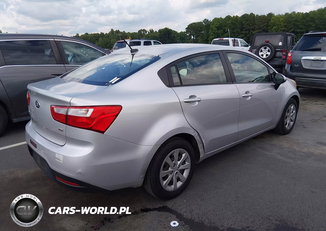 2013 Kia Rio Lx VIN:KNADM4A3XD6219439 - 4