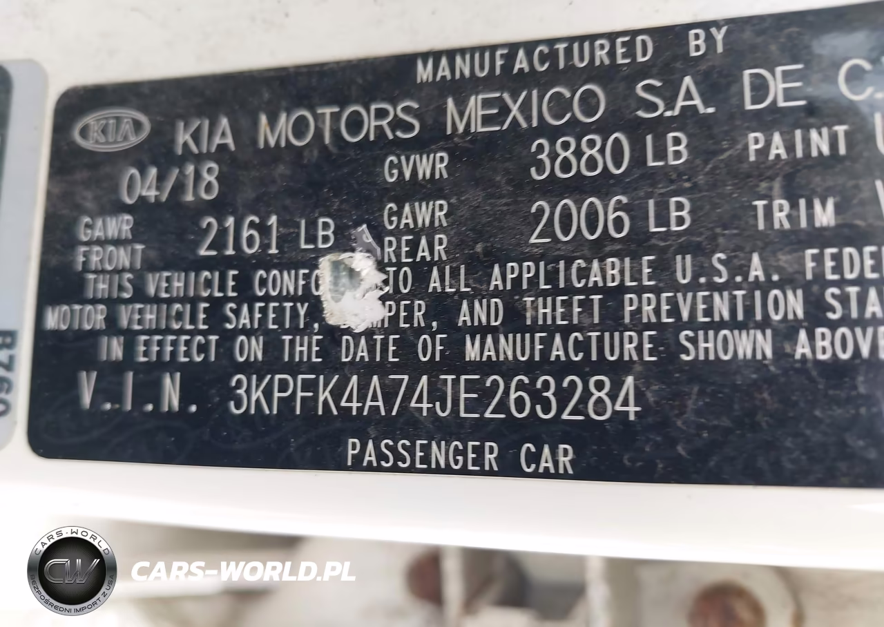 2018 Kia Forte Lx VIN:3KPFK4A74JE263284 - 9