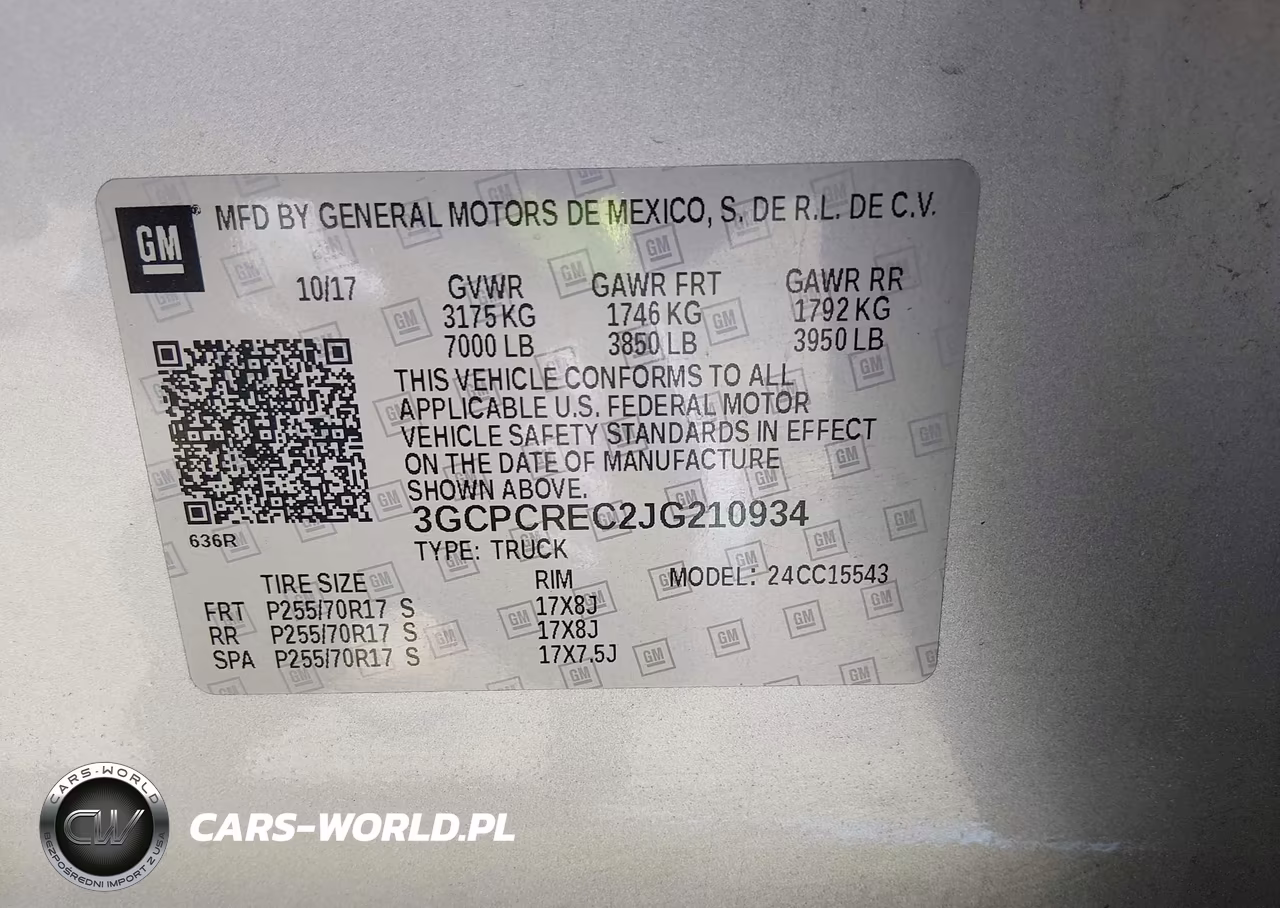 2018 Chevrolet Silverado C1500 Lt VIN:3GCPCREC2JG210934 - 9