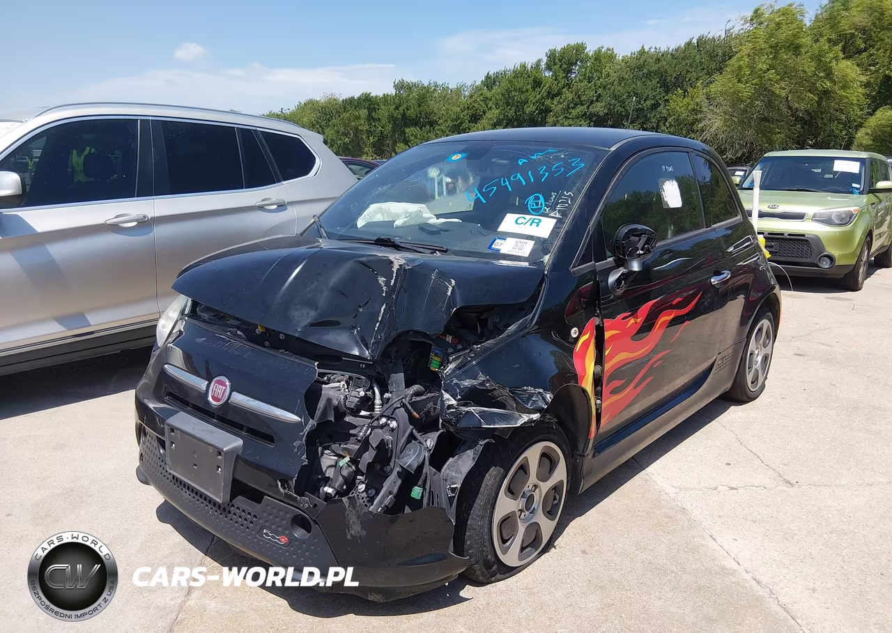 2016 Fiat 500E Battery Electric VIN:3C3CFFGE7GT113669 - 2